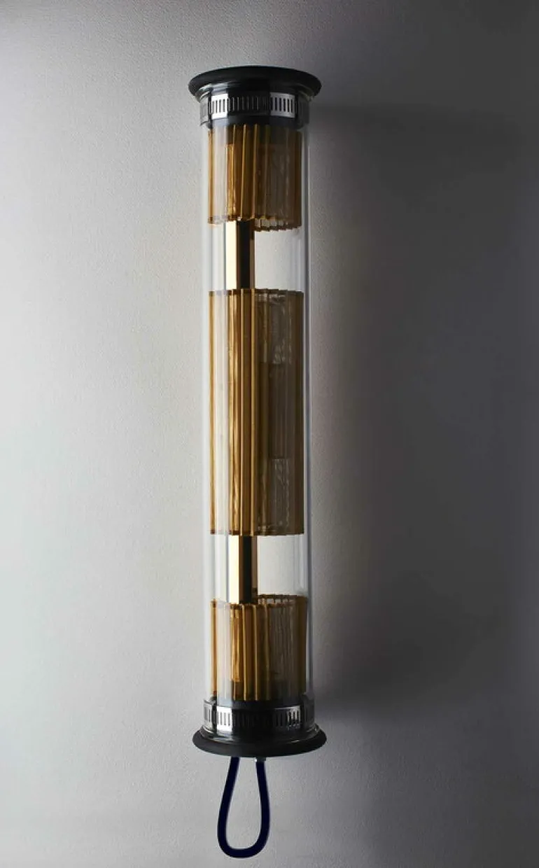 DCWéditions In The Tube 120-700 mesh lampa, guld - guld