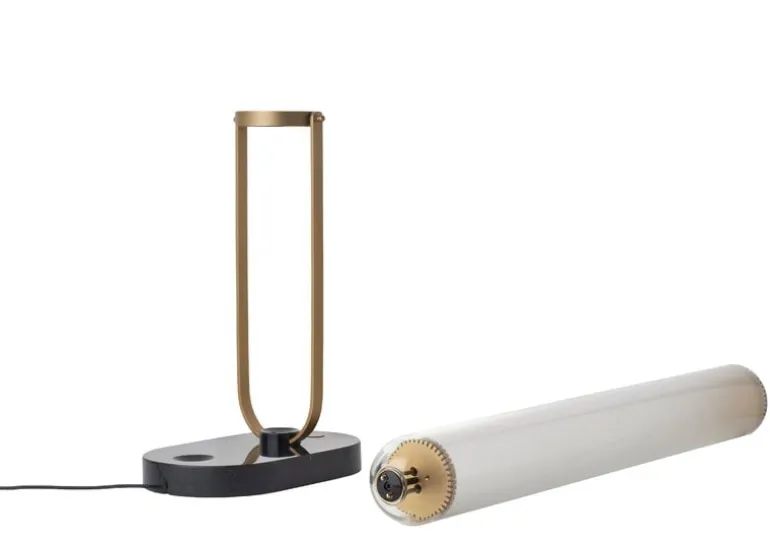 DCWéditions La Lampe Frechin bordslampa, guld - svart