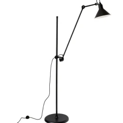 DCWéditions Lampe Gras 215 golvlampa, konskärm, svart