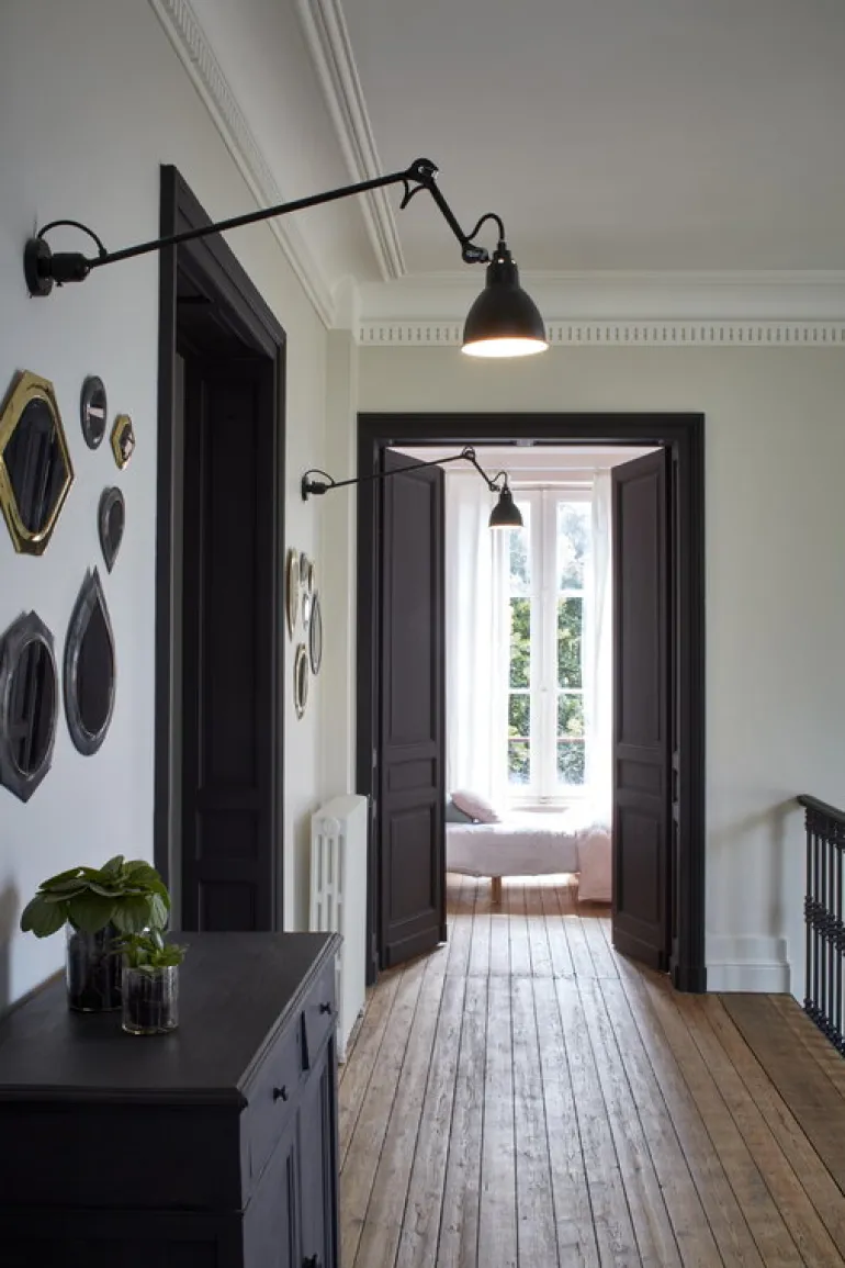 DCWéditions Lampe Gras 304 L 60 lampa, rund skärm, svart