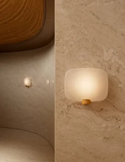 DCWéditions Light Me Tender Horizontal vägglampa, mässing