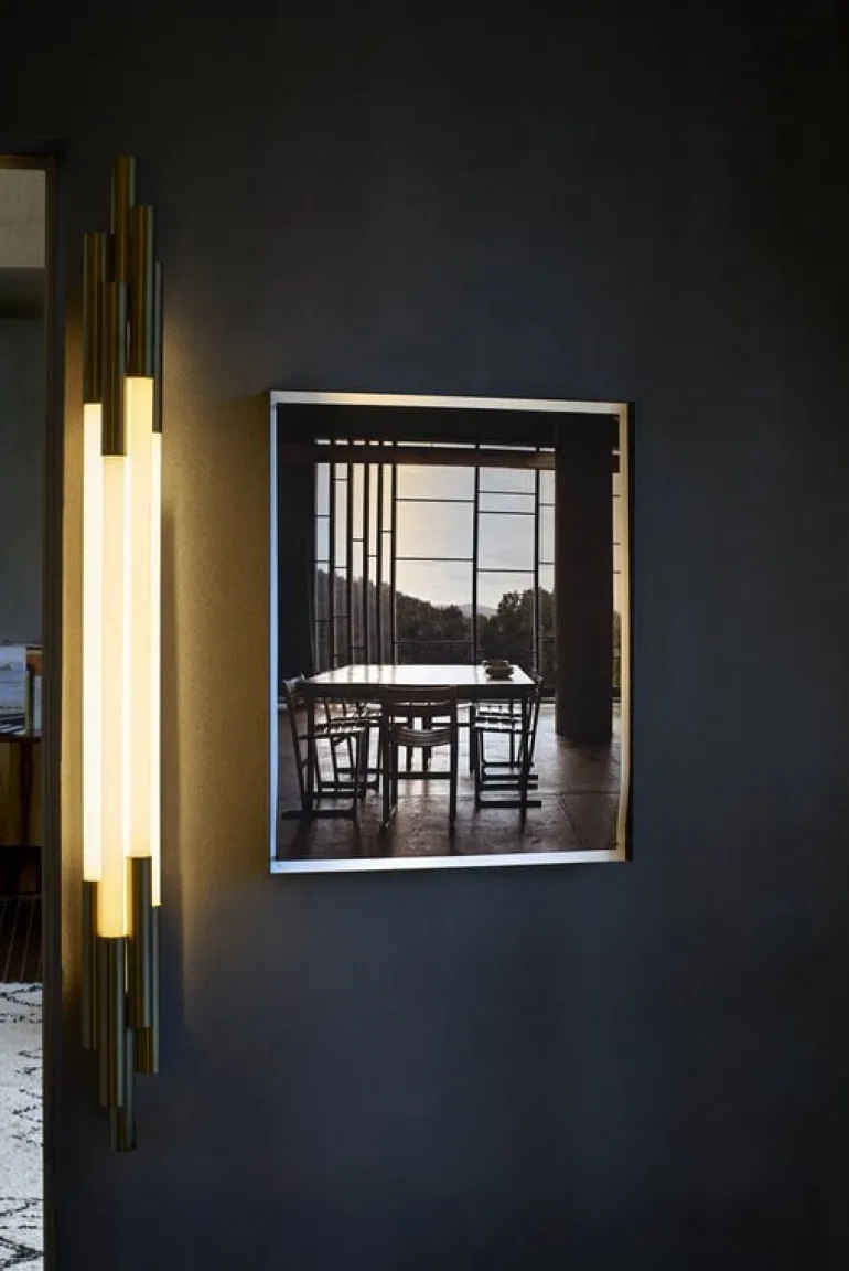 DCWéditions Org 1050 vägglampa, guld