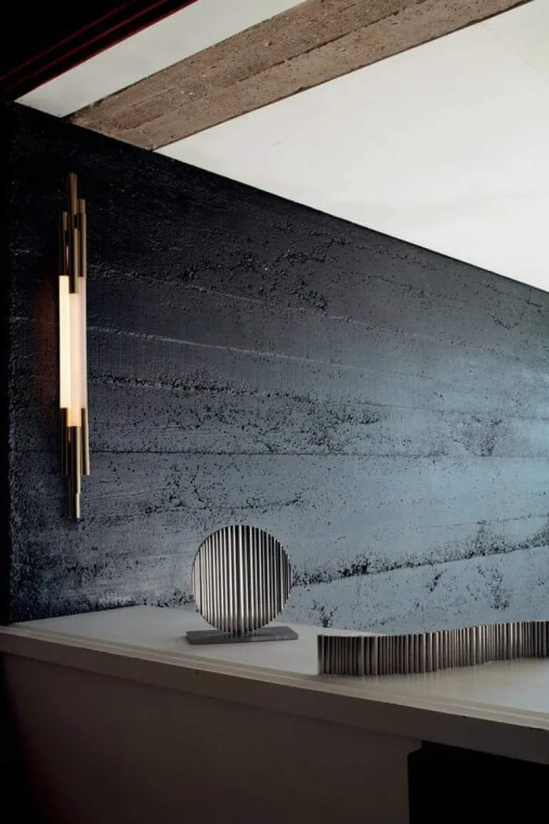 DCWéditions Org 1050 vägglampa, guld