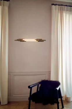 DCWéditions Org 1050 vägglampa, guld