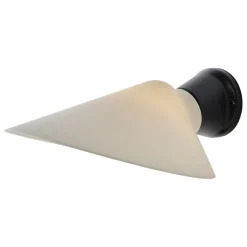 DCWéditions Plume vägglampa med strömbrytare, porslin