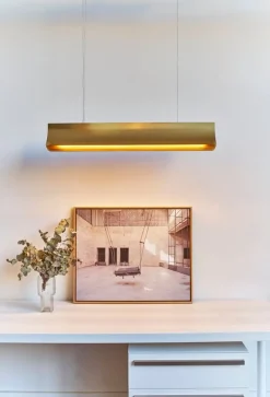 DCWéditions Respiro 900 pendellampa, guld - guld