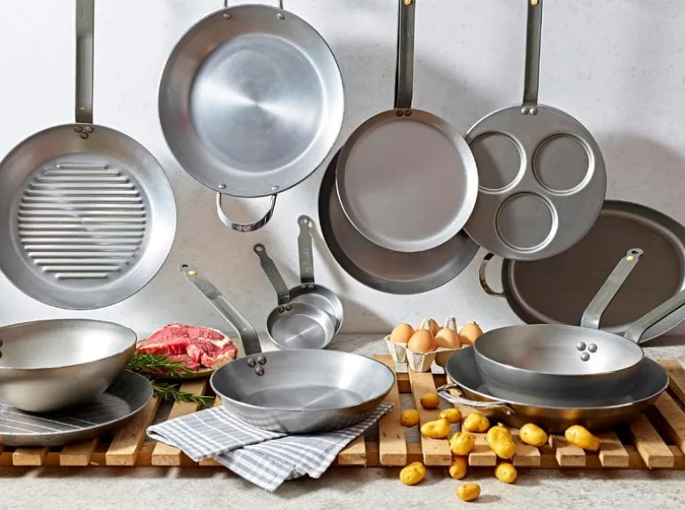 De Buyer Mineral B wokpanna 32 cm