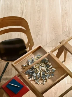 Design House Stockholm Arco skrivbord med låda, svart