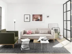 Design House Stockholm Björk matta, mörkgrå