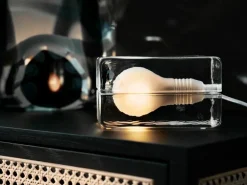 Design House Stockholm Block lampa, svart sladd