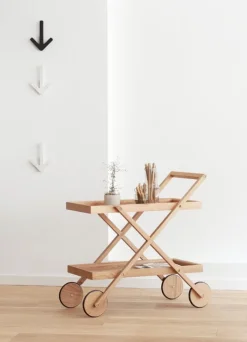 Design House Stockholm Exit serveringsvagn, ek