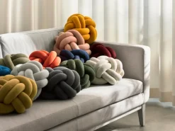 Design House Stockholm Knot kudde, dammrosa