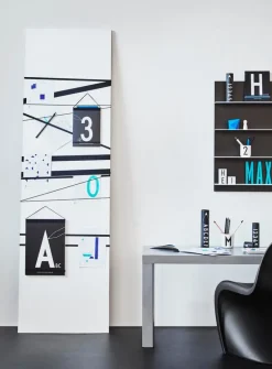 Design Letters Arne Jacobsen porslinsmugg, vit, A-Z