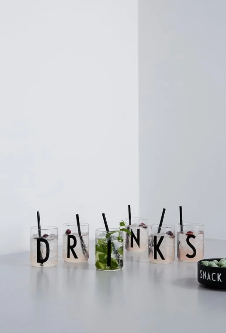 Design Letters Arne Jacobsen dricksglas, A-Z