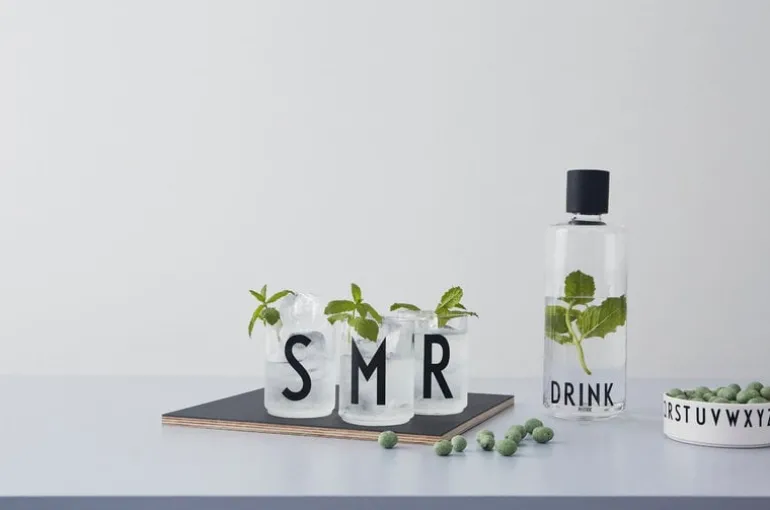 Design Letters Arne Jacobsen dricksglas, A-Z