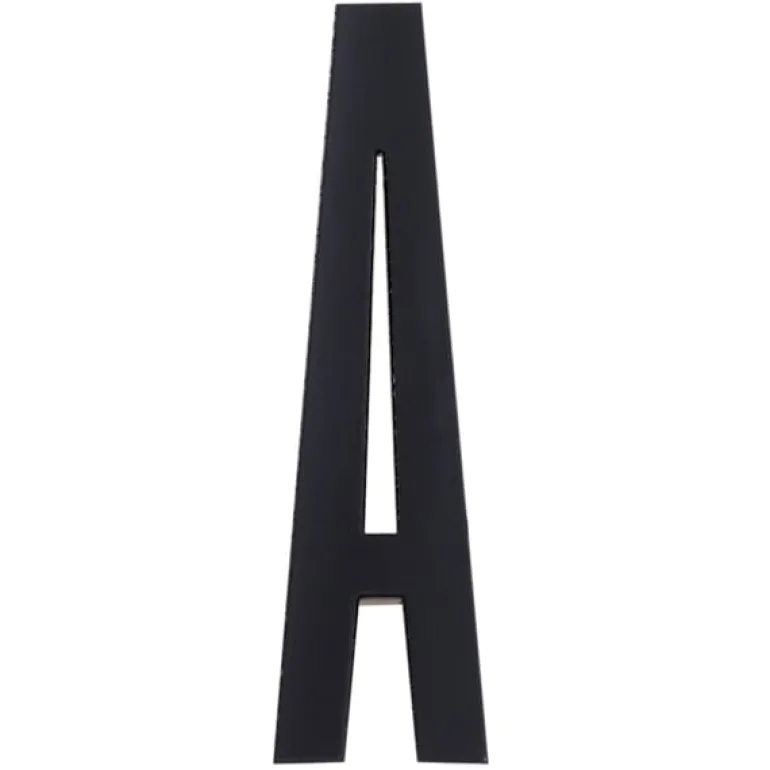 Design Letters Arne Jacobsen träbokstav, svart A–Ö
