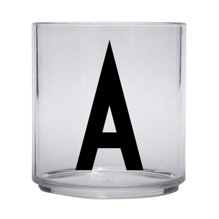 Design Letters Glas för barn, A-Z