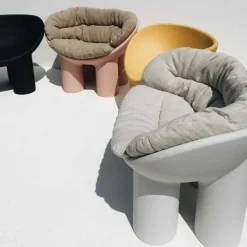 Driade Roly Poly fåtölj, ockragul