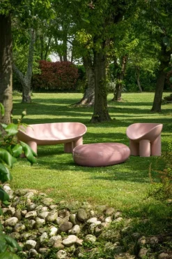 Driade Roly Poly fåtölj, rött tegel