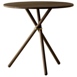 Eberhart Furniture Aldric matbord, 80 cm, mörk ek