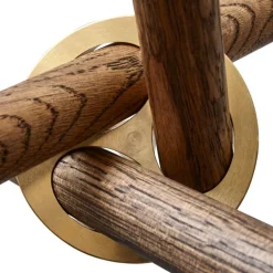 Eberhart Furniture Daphne soffbord, 65 cm, mörk betong - mörk ek