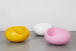 Eero Aarnio Originals Pastil stol, vit