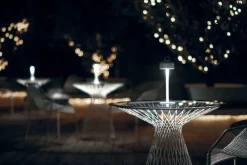 Emu Heaven soffbord 50 cm, matt vitt, glasskiva