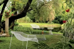 Emu Heaven soffbord 50 cm, matt vitt, glasskiva