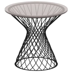 Emu Heaven soffbord 50 cm, svart, glasskiva