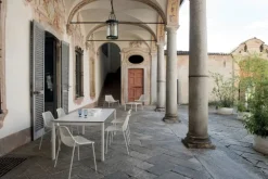 Emu Round stol, matt vit