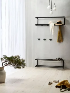 Essem Design Classic skohylla, 100 cm, svart