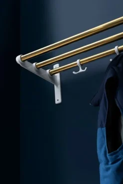 Essem Design Nostalgi hatt-/skohylla, 100 cm, björk - vit