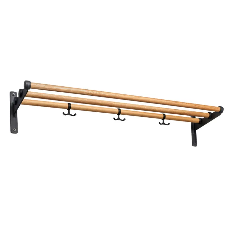 Essem Design Nostalgi, hatt-/skohylla, 100 cm, ek - svart