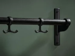 Essem Design Nostalgi klädhängare, 100 cm, svartbetsad ek - svart