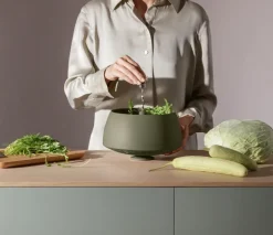 Eva Solo Green Tool durkslag och salladsslunga, grön