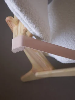 Fasetti Jumbo fåtölj, oljad furu - Makalu naturligt vit