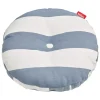 Fatboy Circle Outdoor kudde, 50 cm, randig ocean blue