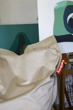 Fatboy Original Slim Velvet sittsäck, återvunnet material, camel