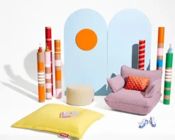 Fatboy Point Sherpa stor sittpuff, ecru