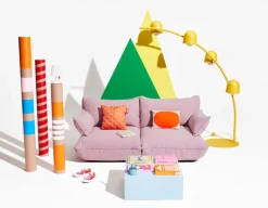 Fatboy Sumo Medium soffa, Weave bubble pink