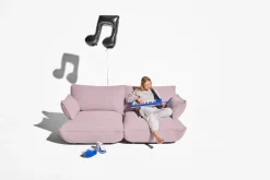 Fatboy Sumo Medium soffa, Weave bubble pink