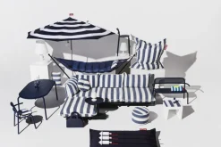 Fatboy Sunshady parasoll, 300 cm, oceanblå