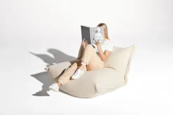 Fatboy The BonBaron Sherpa loungefåtölj, ekru