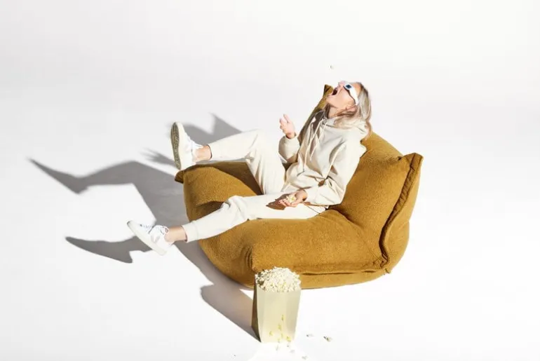 Fatboy The BonBaron Sherpa fåtölj, cider