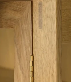 FDB Møbler A90 Boderne vitrinskåp, 178 cm, lackad ek