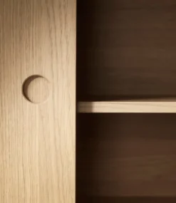 FDB Møbler A85 Butler skänk, lackad ek