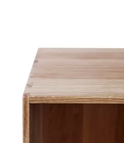 FDB Møbler B98 bokhylla, 54 x 32 x 36 cm, lackad ek