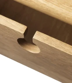 FDB Møbler C67 Butler skrivbord, 120 cm, lackerad ek