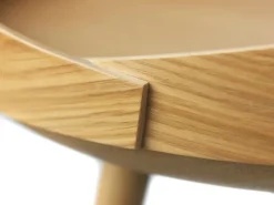 FDB Møbler D106 Bakkedal sidobord, lackad ek