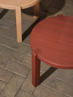 FDB Møbler D108 Ragnsminde soffbord, 48 cm, Carmine red